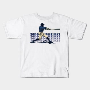 Retro Toronto Blue Jays Slugger Kids T-Shirt